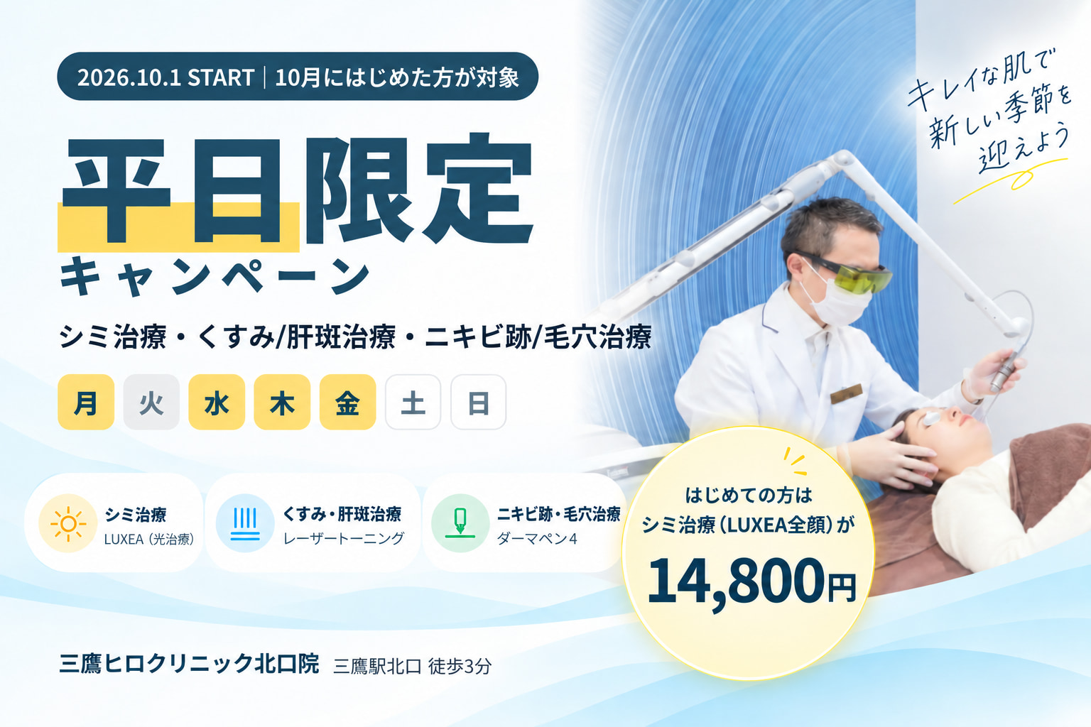 ヒロクリニックのキャンペーン